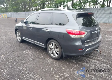 2013 Nissan Pathfinder Platinum from USA, damaged, VIN 5N1AR2MM0DC677990